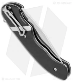 CRKT Philip Booth Snarky Recurve Liner Lock Flipper Knife (3.25" Satin) 7280 -Knife Shop CRKT Philip Booth Snarky Recurve LL Satin 7280 BHQ 71233 jr side