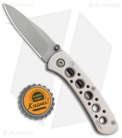 CRKT Pike's Peak Liner Lock Knife Alloy (2.3" Bead Blast) 6601N -Knife Shop CRKT Pikes Peak LL Alloy BB 6601N BHQ 87019 jr bottlecap