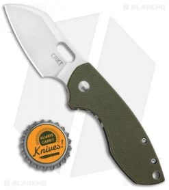 CRKT Pilar Frame Lock Knife OD Green G-10 (2.4" Satin D2) 5311D2D -Knife Shop CRKT Pilar FL OD Green G 10 Satin 5311D2D BHQ 93244 jr bottlecap