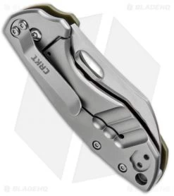 CRKT Pilar Frame Lock Knife OD Green G-10 (2.4" Satin D2) 5311D2D -Knife Shop CRKT Pilar FL OD Green G 10 Satin 5311D2D BHQ 93244 jr side