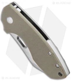 CRKT Pilar Frame Lock Knife Tan G-10 (2.4" Satin D2) -Knife Shop CRKT Pilar FL OD Tan G 10 Satin 5311D2T BHQ 93243 jr spine
