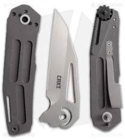 CRKT Dew Hara Raikiri Field Strip Knife Black Al (3.75" Satin) 5040 -Knife Shop CRKT Raikiri jr apart
