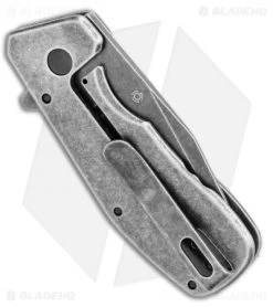 CRKT Razelcliffe Compact Frame Lock Knife Stainless Steel (2.4" Black SW) 4021 -Knife Shop CRKT Razelcliffe Compact Frame Lock Knife Stainless Steel 2.4in Black SW 4021 BHQ 113911 LS Side