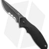 CRKT Shenanigan Spring Assist Knife Black/Veff Serration (3.4" Black SW) K800KKP -Knife Shop CRKT Shenanigan LL Black Black SW Veff Serr K800KKP BHQ 124724 jr