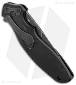 CRKT Shenanigan Spring Assist Knife Black/Veff Serration (3.4" Black SW) K800KKP -Knife Shop CRKT Shenanigan LL Black Black SW Veff Serr K800KKP BHQ 124724 jr side