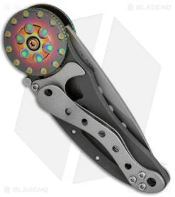 CRKT Van Hoy Snap Fire Folding Knife (2.3" Bead Blast Serr) 5011 -Knife Shop CRKT Van Noy Snap Fire BB Serr 5011 BHQ 68533 jr side