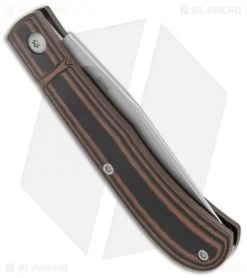 CRKT Rogers Venandi Slip Joint Knife Black/Brown G-10 (3.1" Bead Blast) -Knife Shop CRKT Venandi Layered Black Brown G 10 SJ BB BHQ 138968 jr side