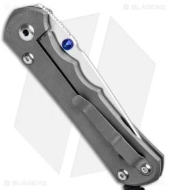 Chris Reeve Knives Large Inkosi Tanto Frame Lock Knife (3.5" Stonewash) CRK -Knife Shop Chris Reeve Knives Large INsingo Tanto FL SW BHQ 88750 jr side