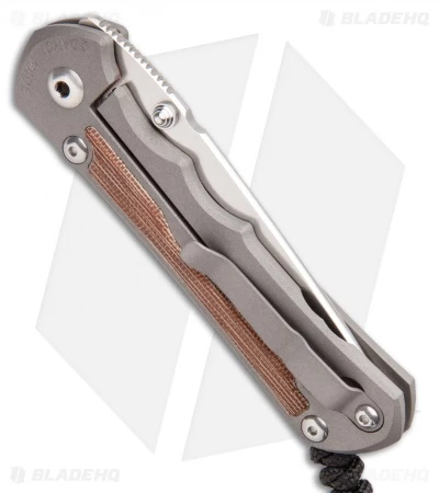 Chris Reeve Knives Large Inkosi Tanto Frame Lock Knife Micarta (3.5" SW) CRK 5 Chris Reeve Knives Large Inkosi Tanto Frame Lock Knife Micarta (3.5" SW) CRK - Image 3