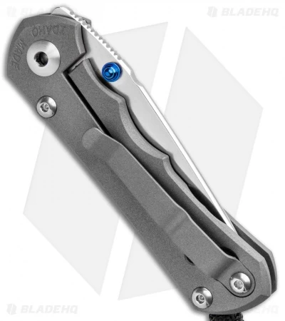 Chris Reeve Knives Small Inkosi Tanto Frame Lock Knife (2.75" Stonewash) CRK 5 Chris Reeve Knives Small Inkosi Tanto Frame Lock Knife (2.75" Stonewash) CRK - Image 3