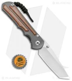 Chris Reeve Knives Large Inkosi Tanto LH Frame Lock Knife Micarta (3.5" SW) CRK -Knife Shop Chris Reeve LH Large Inkosi Tanto FL Micarta SW BHQ 88754 jr bottlecap