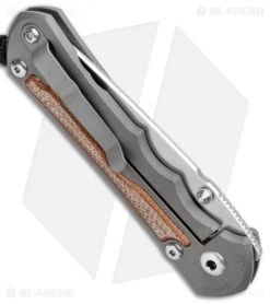 Chris Reeve Knives Large Inkosi Tanto LH Frame Lock Knife Micarta (3.5" SW) CRK -Knife Shop Chris Reeve LH Large Inkosi Tanto FL Micarta SW BHQ 88754 jr side