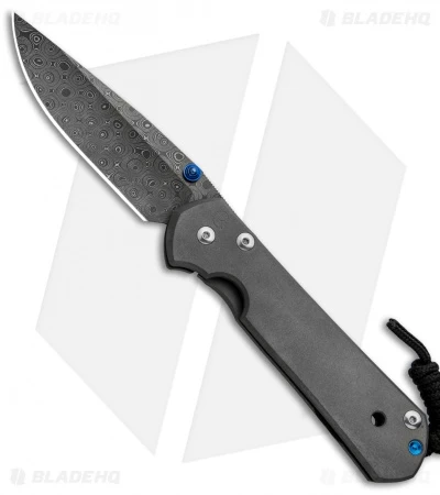 Chris Reeve Large Sebenza 21 Frame Lock Knife Titanium (3.6" Raindrop Damascus) 3 Chris Reeve Large Sebenza 21 Frame Lock Knife Titanium (3.6" Raindrop Damascus)