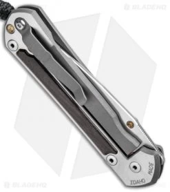 Chris Reeve Large Sebenza 21 Left-Hand Knife W/ Bog Oak Inlays (3.6" Satin) -Knife Shop Chris Reeve Large Sebenza 21 Left Handed Bog Oak Inlays Satin L21 1083 BHQ 87898 jr side