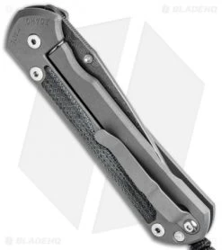 Chris Reeve Large Sebenza 31 Black Micarta (3.6" Raindrop Damascus) -Knife Shop Chris Reeve Large Sebenza 31 Black Micarta Raindrop Damascus BHQ 98946 jr side