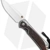 Chris Reeve Large Sebenza 31 MagnaCut Frame Lock Knife Bog Oak (3.625" SW) -Knife Shop Chris Reeve Large Sebenza 31 Bog Oak Double Single Lug Satin BHQ 98948 jr