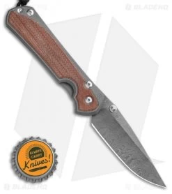 Chris Reeve Left Hand Large Sebenza 31 Natural Micarta Ladder Damascus -Knife Shop Chris Reeve Large Sebenza 31 Natural Micarta Ladder Damascus Left Hand BHQ 98941 LS Bottlecap