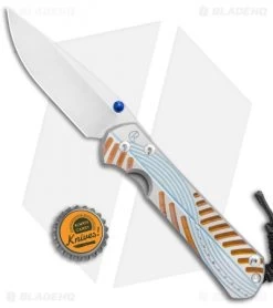 Chris Reeve Large Sebenza 31 Knife Unique Graphic Water/Earth (3.6" Satin) -Knife Shop Chris Reeve Large Sebenza 31 Unique Graphic Water Earth BHQ 113441 jr bottlecap