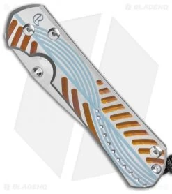 Chris Reeve Large Sebenza 31 Knife Unique Graphic Water/Earth (3.6" Satin) -Knife Shop Chris Reeve Large Sebenza 31 Unique Graphic Water Earth BHQ 113441 jr spine