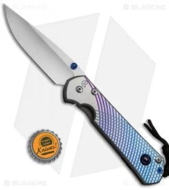 Chris Reeve Large Sebenza 21 Graphic Blue Sapphire Cabochon (Satin) -Knife Shop Chris Reeve Large Sebenza Graphic Blue Sapphire Cabochon BHQ 68561 jr bottlecap