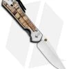 Chris Reeve Left Hand Large Sebenza 21 Knife Spalted Beech (3.6" Stonewash) -Knife Shop Chris Reeve Left Hand Large Sebenza 21 Spalted Beech SW L21 1163 BHQ 87893 jr