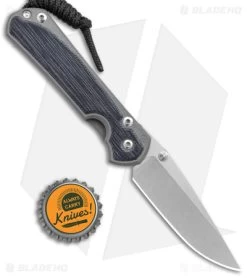 Chris Reeve Left Hand Small Sebenza 31 Knife Black Micarta Double Lug (3" SW) -Knife Shop Chris Reeve Left Hand Small Sebenza 31 Black Micarta Double Lug SW BHQ 145386 jr bottlecap