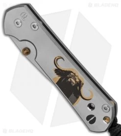 Chris Reeve Small Sebenza 21 Knife CGG Buffalo (2.94" Stonewash) -Knife Shop Chris Reeve Sebenza 21 Small Cape Buffalo CGG BHQ 80792 er spine