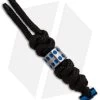 Chris Reeve Knives Small Black Cord Tie Lanyard W/ Silver Bead