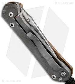 Chris Reeve Small Sebenza 21 Knife CGG Cross Hatch (2.94" Satin) -Knife Shop Chris Reeve Small Sebenza 21 CGG Cross Hatch BHQ 67732 jr side