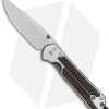 Chris Reeve Small Sebenza 21 Knife W/ Macassar Ebony Inlays (2.94" Plain) -Knife Shop Chris Reeve Small Sebenza 21 Macassar Ebony Inlays Plain BHQ 14264 er