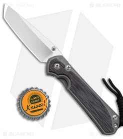 Chris Reeve Small Sebenza 31 Inlay Micarta Canvas Black Tanto(2.94"SW) -Knife Shop Chris Reeve Small Sebenza 31 Inlay Micarta Canvas Black Tanto SW BHQ 146032 jr bottlecap