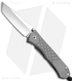 Chris Reeve Umnumzaan Tanto Frame Lock Knife Titanium (3.7" Stonewash)