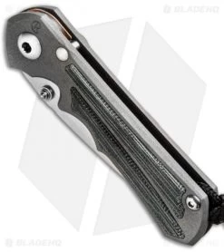 Chris Reeve Knives Small Inkosi Frame Lock Knife Black Micarta (2.75" SW) CRK -Knife Shop Chris Reeves Small Inkosi Black SW BHQ 49894 jr spine