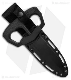 Cold Steel Chaos Push Knife Fixed Blade Knife (5" Black) 80NT3 -Knife Shop Cold Steel Chaos Push Knife Fixed Blade Knife 5 Black 80NT3 BHQ 121239 LS Sheath
