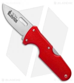 Cold Steel Click-N-Cut Slock Master Skinner Knife Red ABS (2.5" SW)