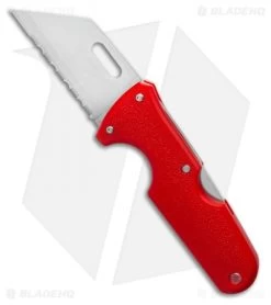 Cold Steel Click-N-Cut Slock Master Skinner Knife Red ABS (2.5" SW) -Knife Shop Cold Steel Click N Cut Slock Master Skinner Knife Red BDS 2.5 Satin 40AT BHQ 121229 LS Blade3