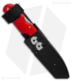 Cold Steel Click-N-Cut Slock Master Skinner Knife Red ABS (2.5" SW) -Knife Shop Cold Steel Click N Cut Slock Master Skinner Knife Red BDS 2.5 Satin 40AT BHQ 121229 LS Sheath