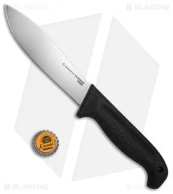 Cold Steel Commercial Series Western Hunter Fixed Blade Knife (6" Satin) 20VSHSZ -Knife Shop Cold Steel Commercial Series Western Hunter 20VSHSZ BHQ 52010 jr bottlecap