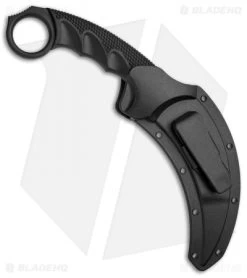 Cold Steel Karambit Steel Tiger Fixed Blade Knife (4.75" Stonewash) 49KST -Knife Shop Cold Steel Karambit Steel Tiger SW 49KST BHQ 6868 jr sheath