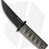 Cold Steel Kyoto II Fixed Blade Knife Drop Point OD Green (3.25" Black) -Knife Shop Cold Steel Kyoto II Fixed Blade DP OD Green Black BHQ 174021 jr