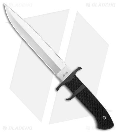 Cold Steel OSS Double-Edged Fighter Fixed Blade Knife (8.25" Satin) 39LSSC 3 Cold Steel OSS Double-Edged Fighter Fixed Blade Knife (8.25" Satin) 39LSSC