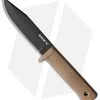 Cold Steel SRK Compact Fixed Blade Knife Desert Tan Kray-Ex (5" Black SK-5) -Knife Shop Cold Steel SRK Compact SK 5 Desert Tan Black BHQ 158052 jr