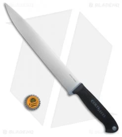 Cold Steel Slicer Fixed Blade Kitchen Knife (9" Satin) 59KSSLZ -Knife Shop Cold Steel Slicer Kitchen Knife CS59KSLZ BHQ 44099 jr bottlecap