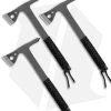 Cold Steel Throwing Axes Gray Stainless Steel W/ Black Paracord (3 Pack) -Knife Shop Cold Steel Throwing Axes 3 Pack BHQ 176989 jr