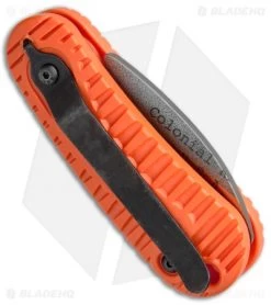 Colonial Ameba Automatic Knife Rescue Orange (1.875" Satin) 210OR -Knife Shop Colonial Knife Co. Ameba Rescue Orange 210OR BHQ 51631 jr side
