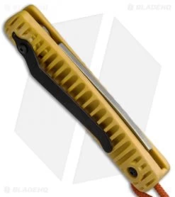 Colonial Storm Automatic Shackle Key Tool Yellow 420 -Knife Shop Colonial Knife Co. Storm Shackle Key Tool Yellow 420 BHQ 51633 jr side