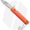 Colonial Knife Company Automatic Knife W/Bail Loop Orange (3" Satin Serr) M-724 -Knife Shop Colonial Knife Comp Bail Loop Orange M724OR PS BHQ 50267 jr