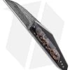 Corrie Schoeman Custom N Able Liner Lock Knife Resin Composite (3.25" Damascus) -Knife Shop Corrie Schoeman Custom N Able LL Resin Composite Damascus BHQ 26633 jr