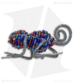 Corrie Schoeman Custom N Able Liner Lock Knife Resin Composite (3.25" Damascus) -Knife Shop Corrie Schoeman Custom N Able LL Resin Composite Damascus BHQ 26633 jr chameleon