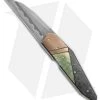 Corrie Schoeman D-Fuse Flipper Knife Bone/Carbon Fiber (3.3" Hamon)